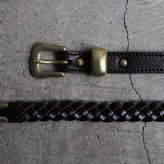 【残り一点】Dotted Western Buckle Lace Up Belt(GOLD)