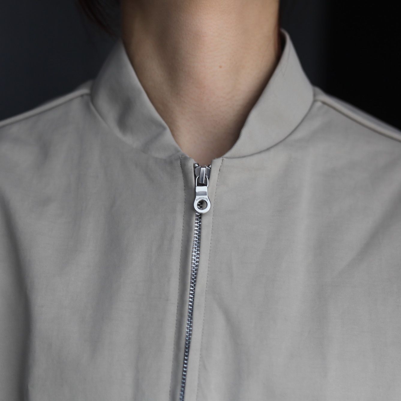 【残り一点】36G Econyl Solid Double Blouson