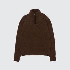 【残り一点】Boucle Half Zip Pullover