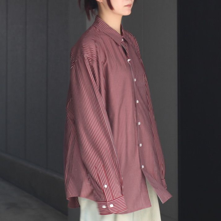 【残り一点】46G Atmosphere Stripe Shirt