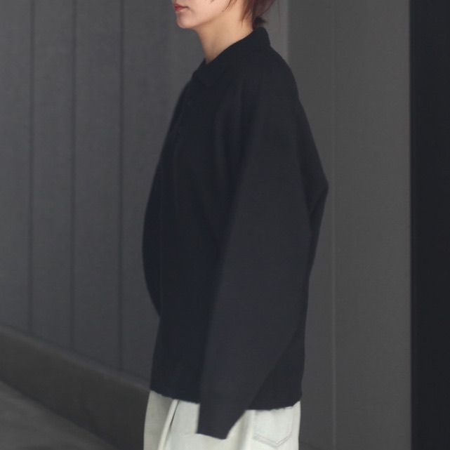 【残り一点】Shaggy Polo Knit
