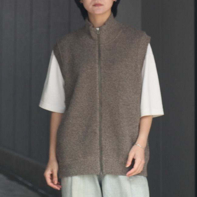 crepuscule - 【残りわずか】Moss Stitch Zip Vest | ACRMTSM ONLINE STORE