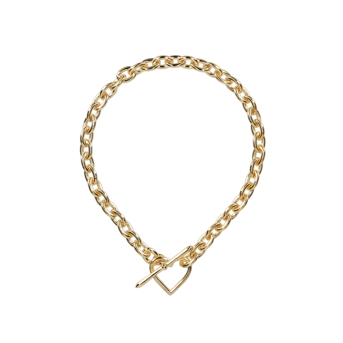 BASICKSハートネックレス　未使用 BASICKS/ベーシックス】Heart Necklace (Medium Link)/ハート