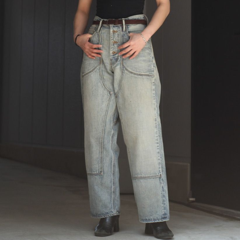 SUGARHILL - 【残りわずか】Faded Double Knee Denim Pants | ACRMTSM ...