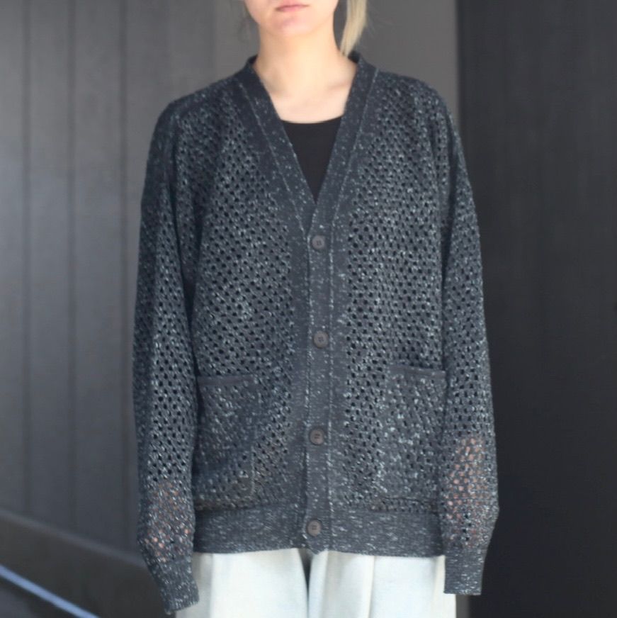 YOKE 22SS MESHED KNIT CARDIGAN ORANGE ディズニープリンセスのベビー