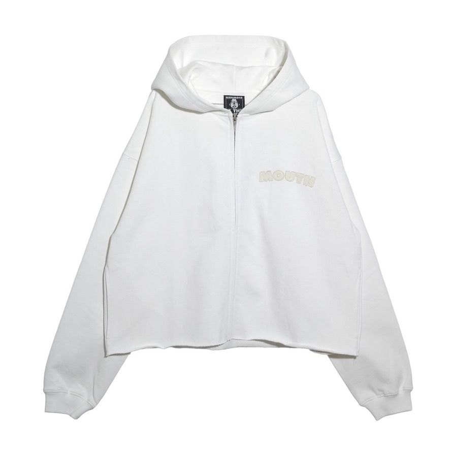 【残り一点】Cut Off Wide Zip Sweat Hoodie