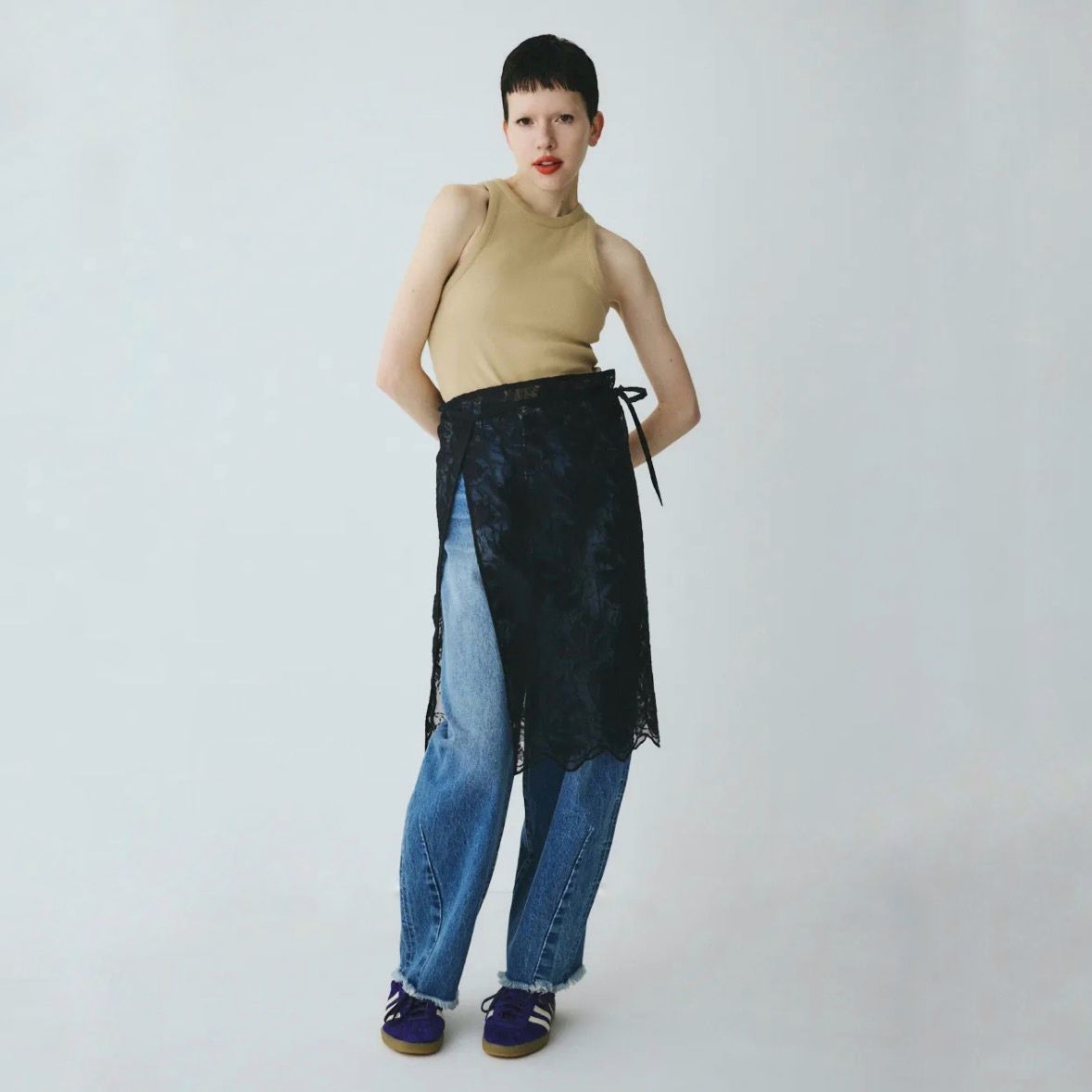 【残り一点】Lace Wrap Skirt