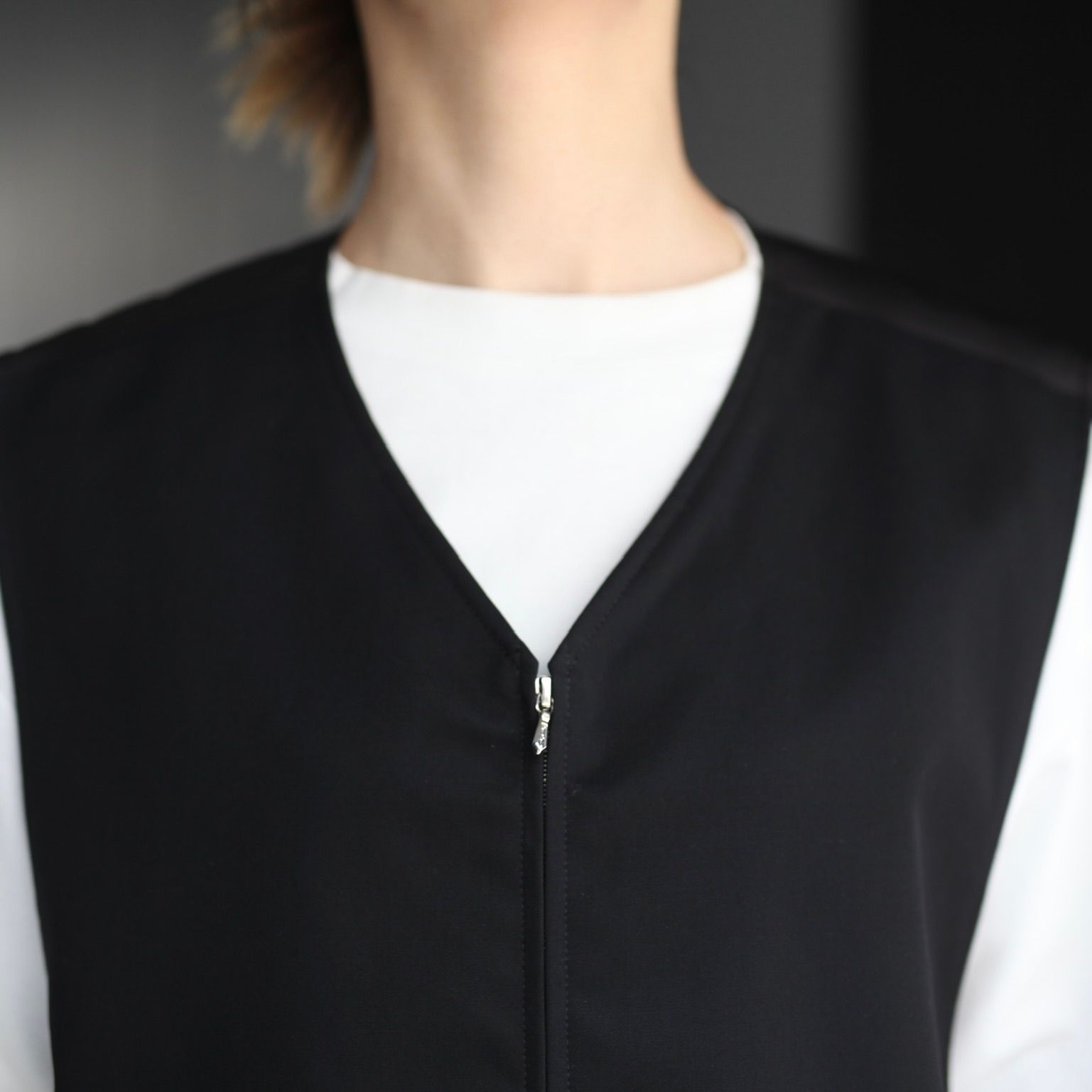 stein - 【残り一点】Wool Gabardine Combination Vest | ACRMTSM