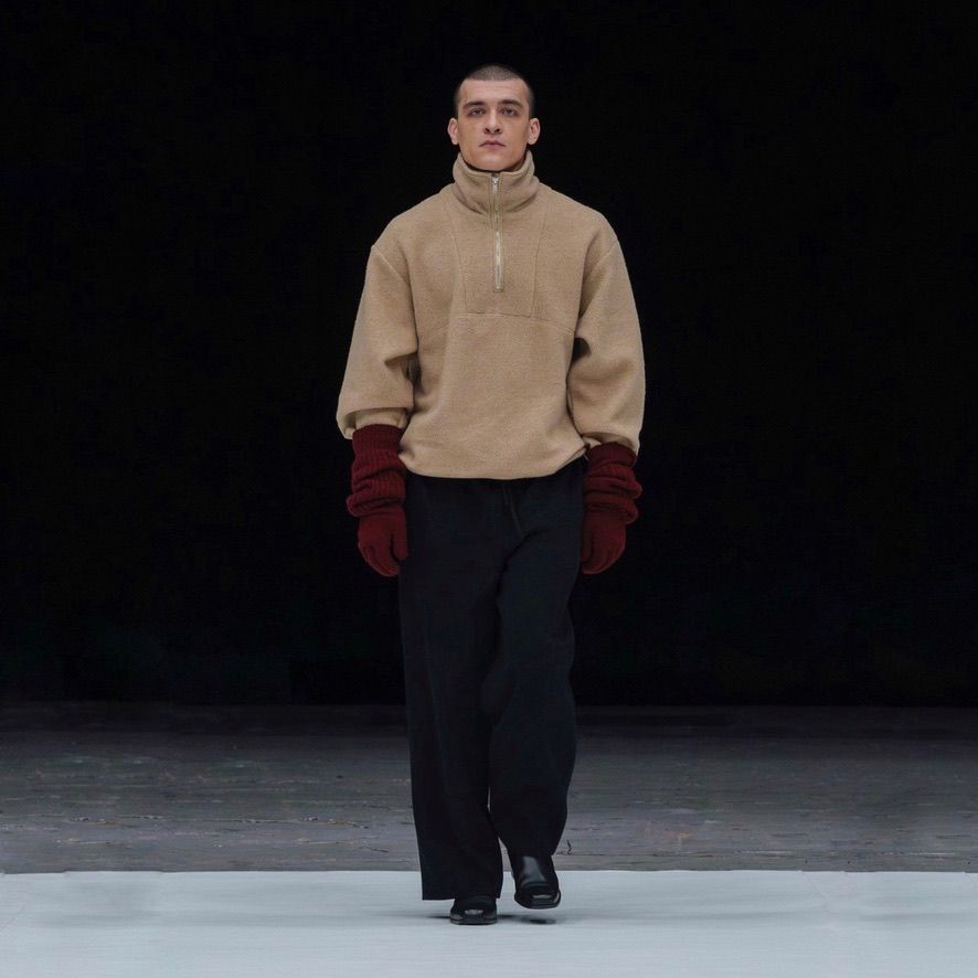 【残り一点】Wool Fleece Half Zip Pullover