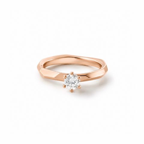 【お取り寄せ注文可能】Quon Round Ring(K18 PINK GOLD)
