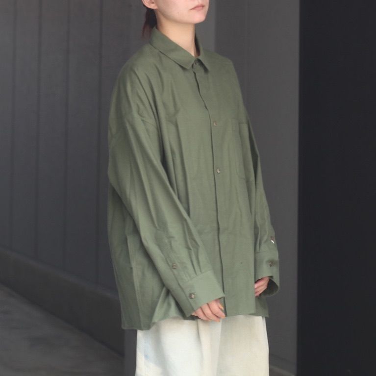 【残り一点】コットンビエラワイドBOXシャツ