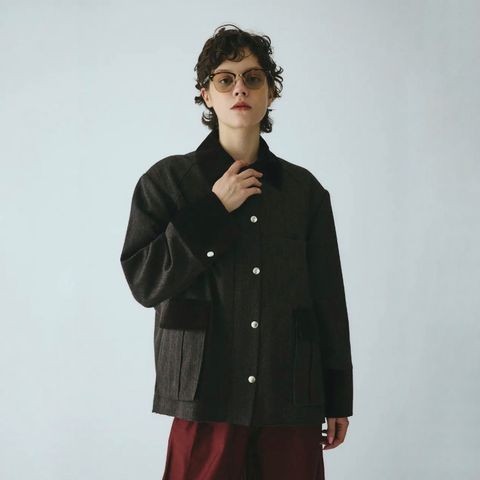 【残り一点】Herringbone Loose Jacket