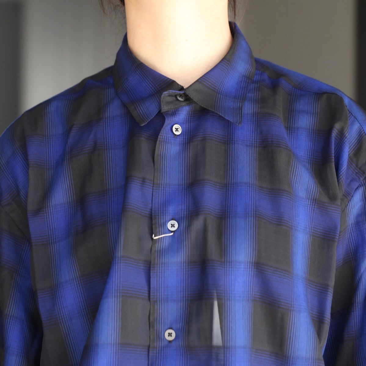 【残り一点】シズルチェックL/Sシャツ