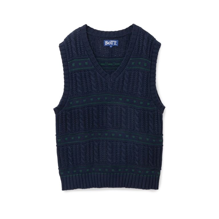 BoTT - 【残り一点】Cable Knit Vest | ACRMTSM ONLINE STORE