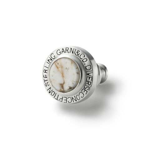 【お取り寄せ注文可能】Round Stone Pierce(WHITE)
