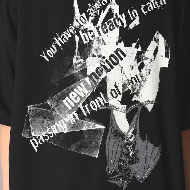 【残り一点】コウモリカットソー