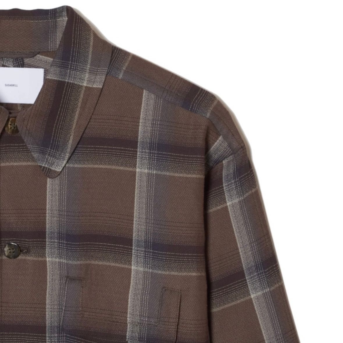 【残り一点】Ombre Plaid Flap Pocket Shirts(CHECK)