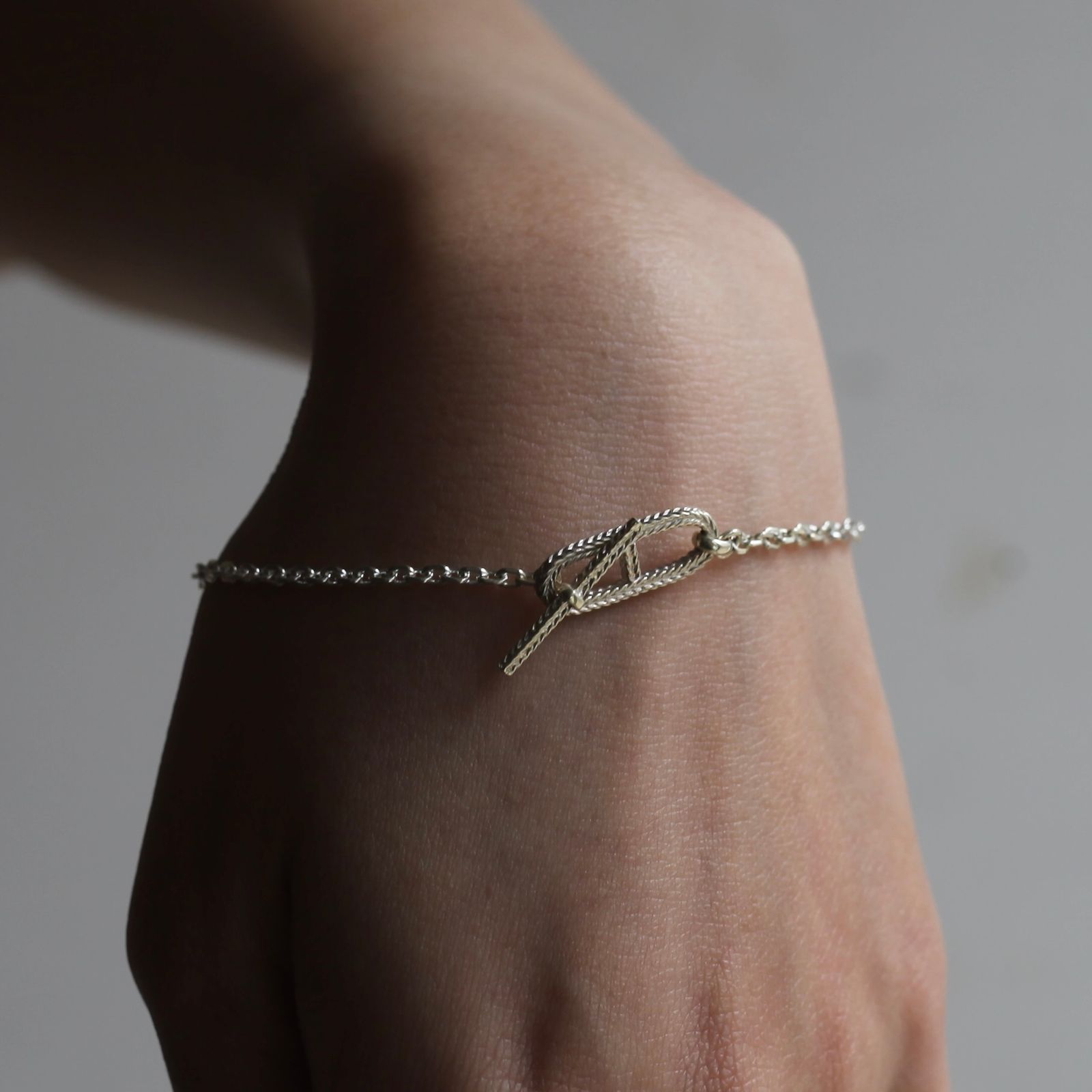 【残り一点】Cable Rope Anchor T-BAR Bracelet