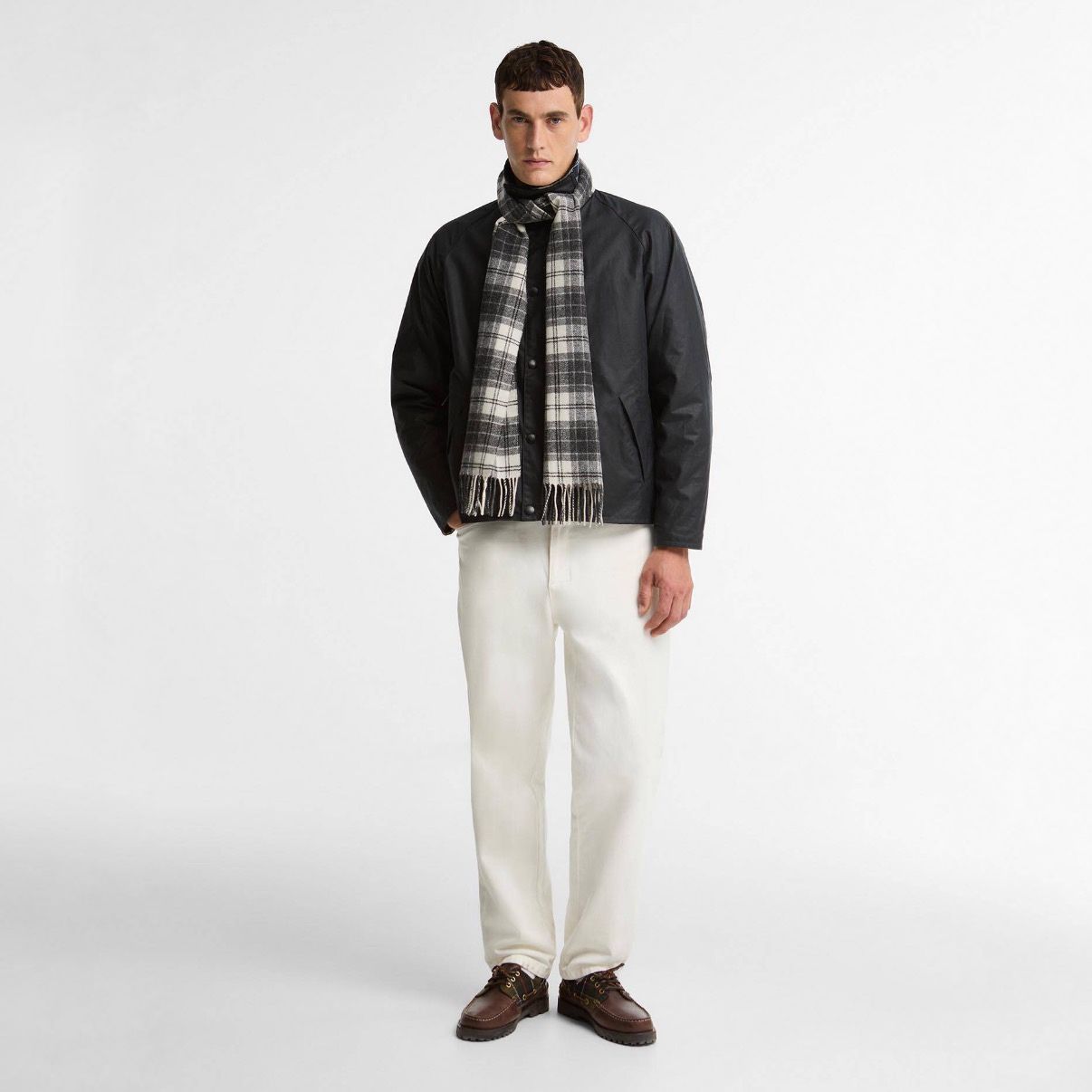 【残り一点】Tartan Lambswool Scarf