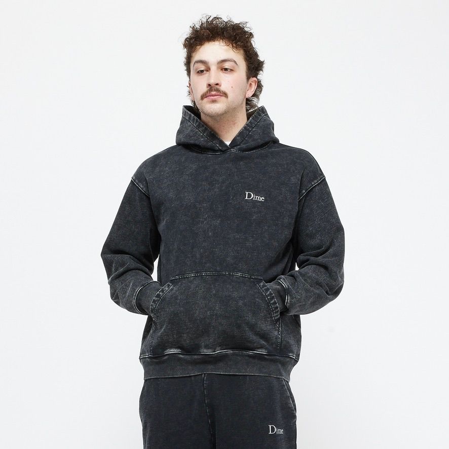 【関税込み】Dime ブラック Classic フレンチテリー フーディ Dime - 【残り一点】Classic French Terry Hoodie | ACRMTSM