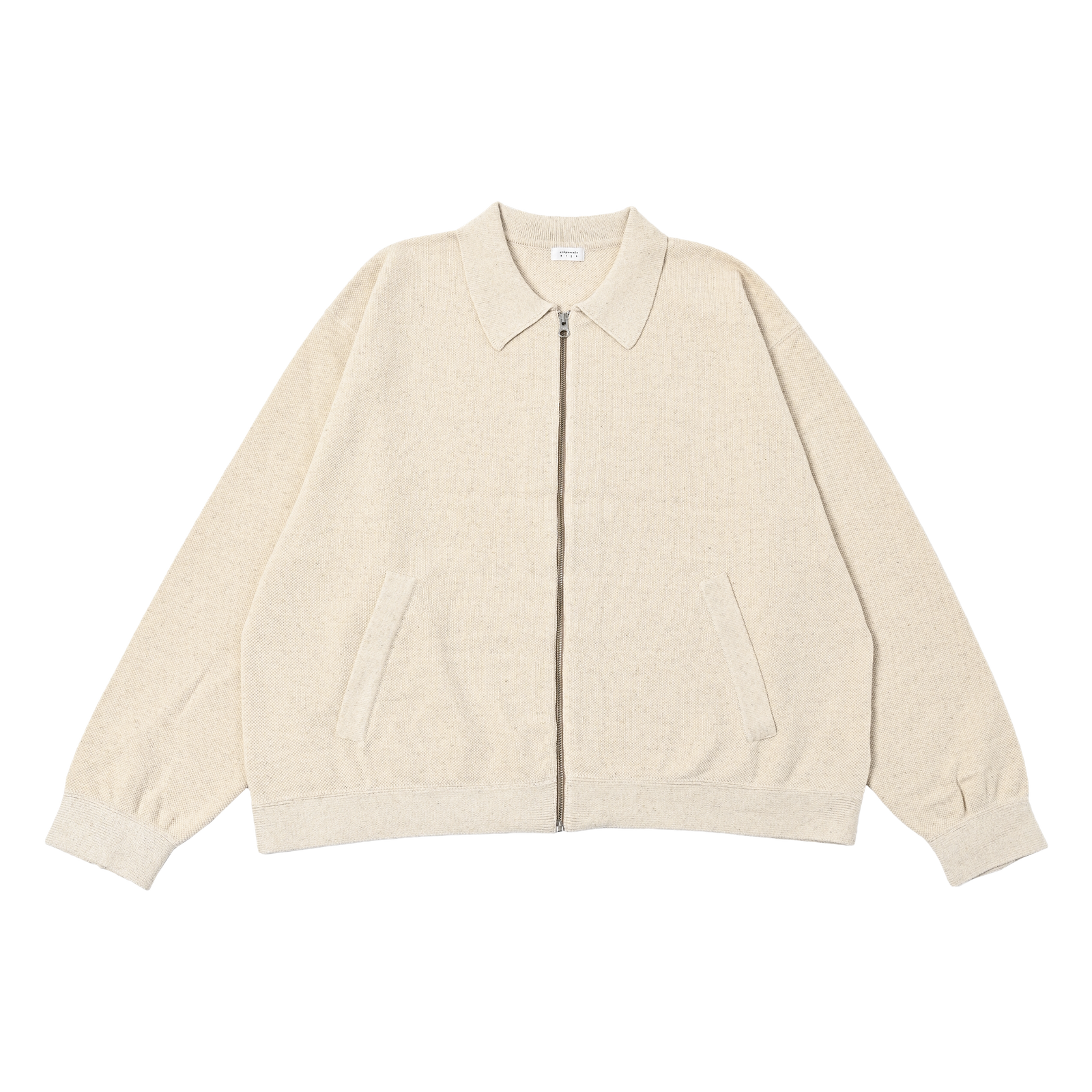 【残り一点】Moss Stitch Zip Blouson