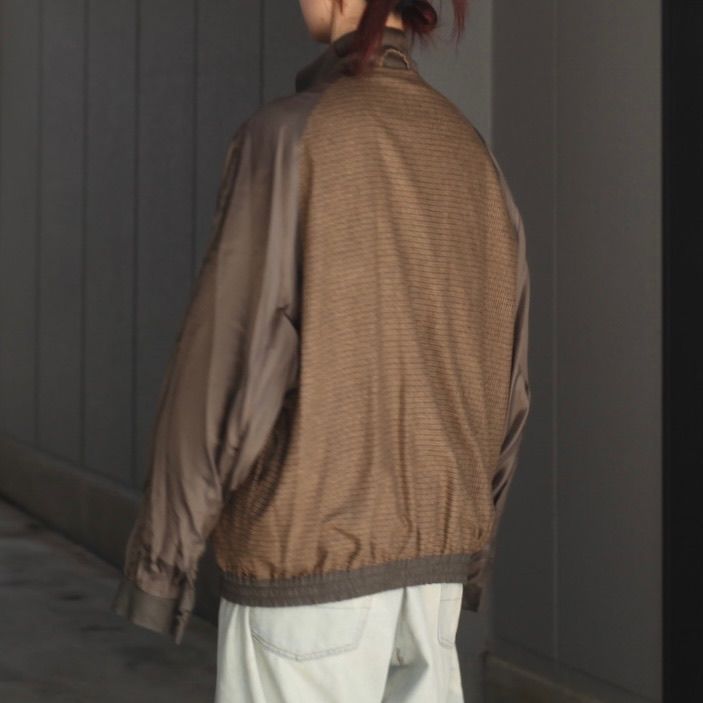 【残り一点】Wool Nylon Reversible Harrington Jacket