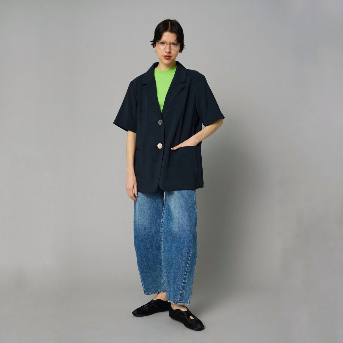 【残り一点】Oversize Half Jacket
