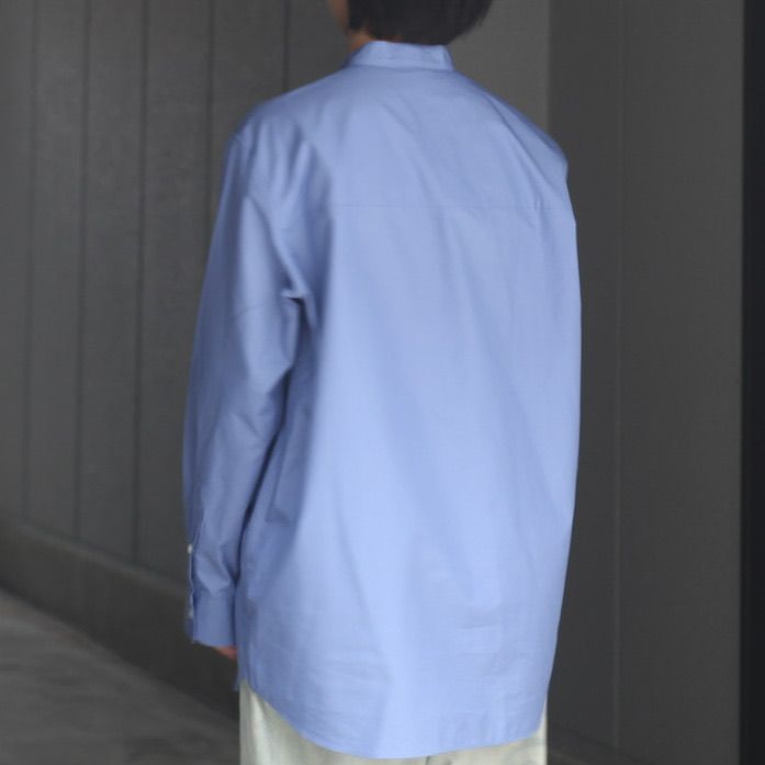 【残り一点】Suvin Broad Band Collar Shirt