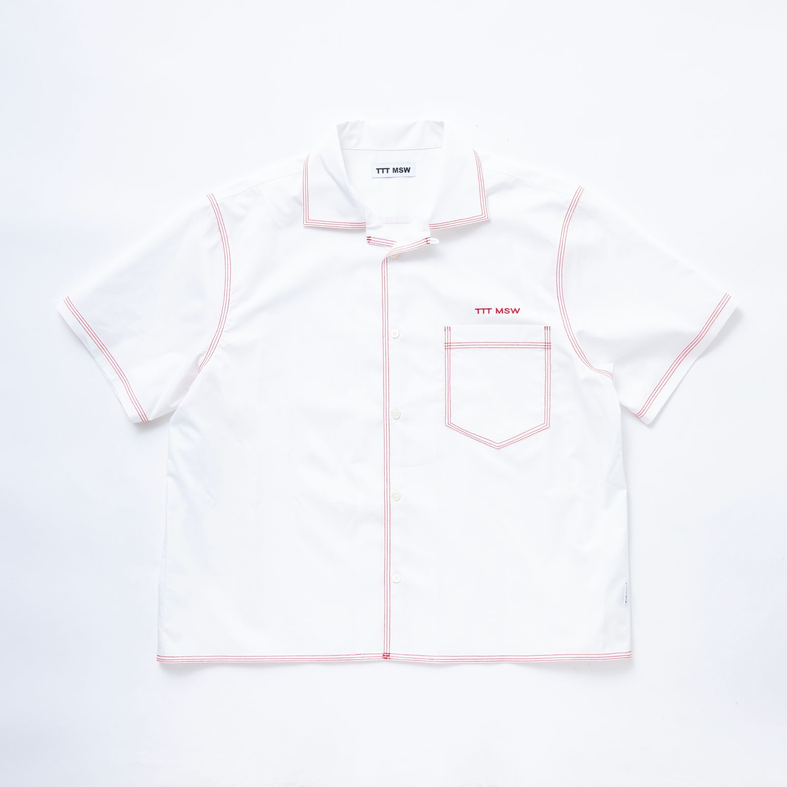 TTT MSW OPEN COLLAR SHIRT 23ss チェックシャツ - シャツ