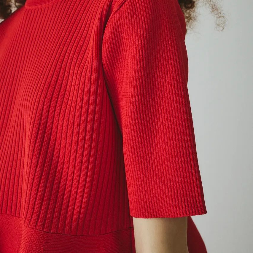【残り一点】Flare Hem Knit Tops