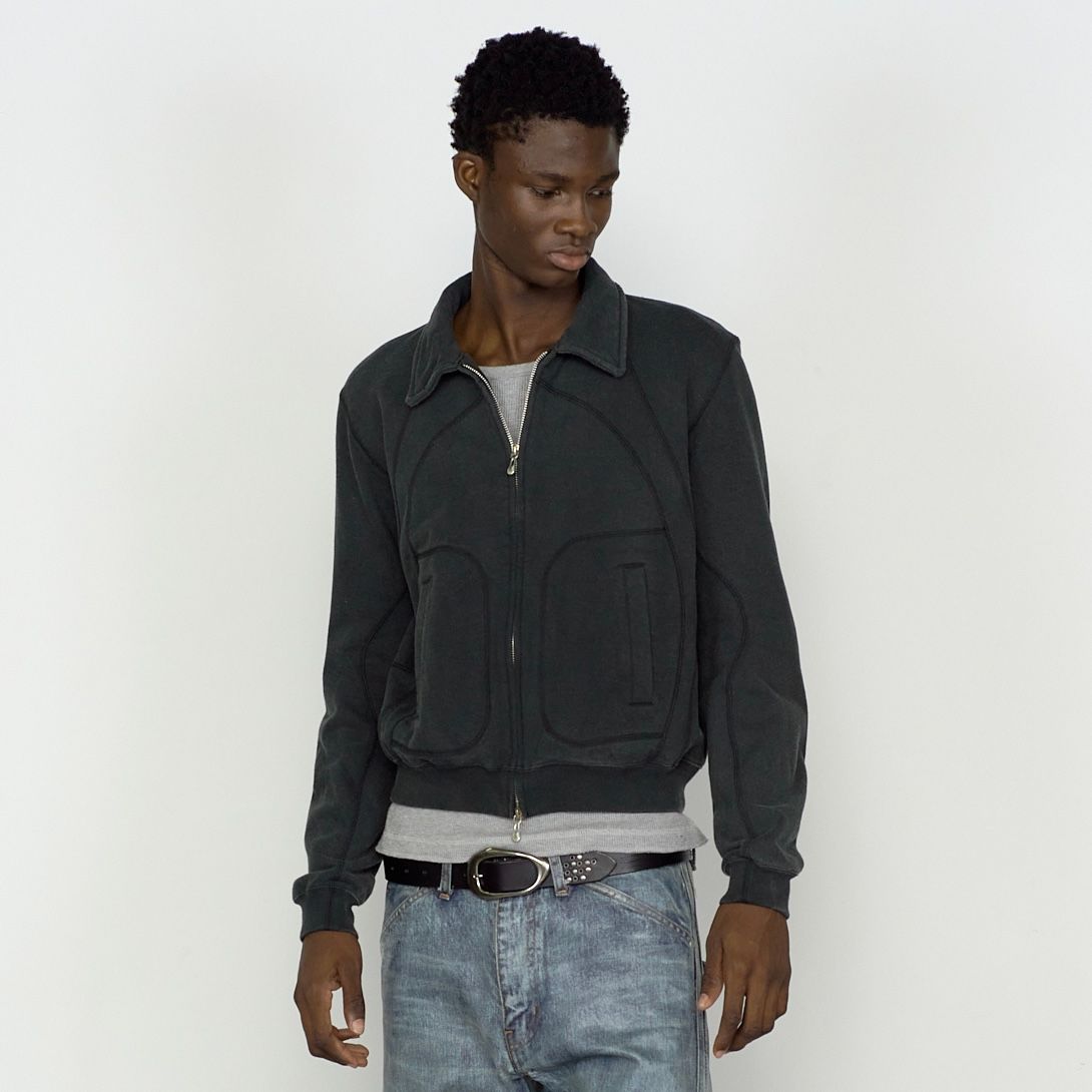 【残り一点】Paneled Zip Up Sweat Shirt