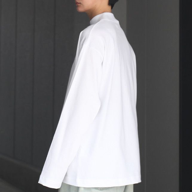 【残りわずか】12/- Air Spinning Mockneck T-shirt