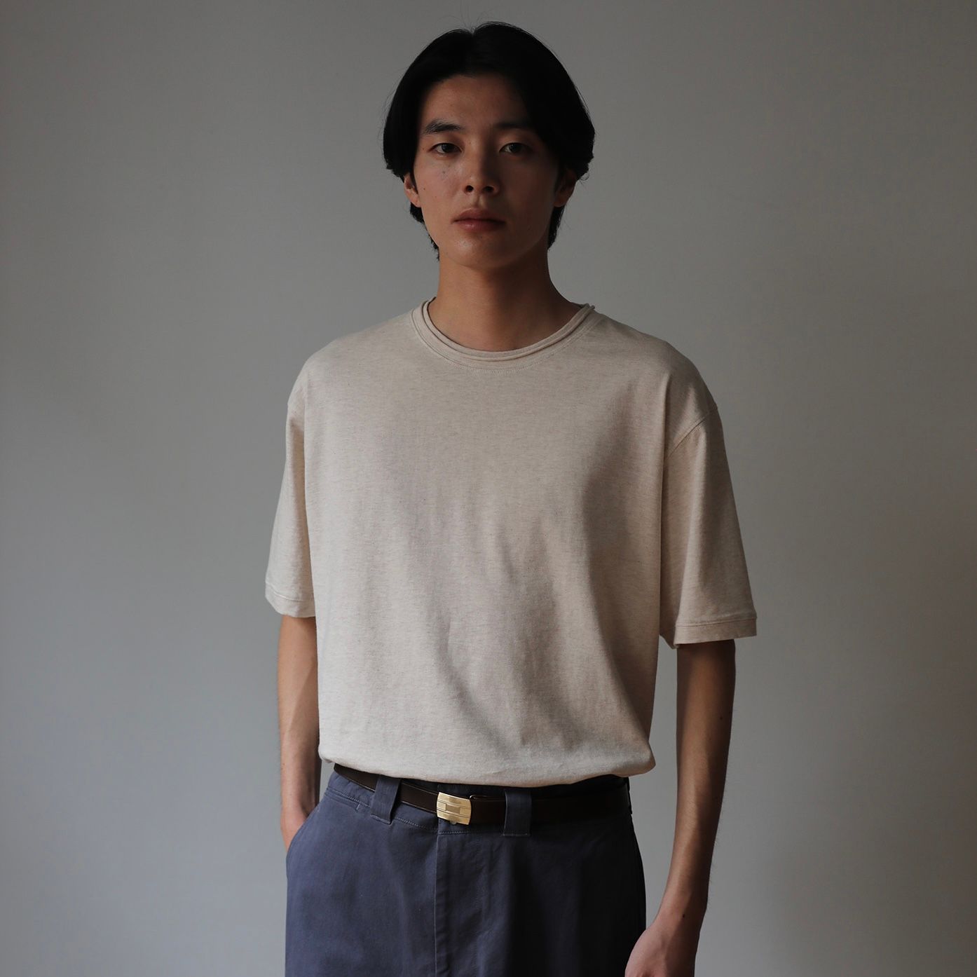 【残り一点】Library Raw-Edge Tee