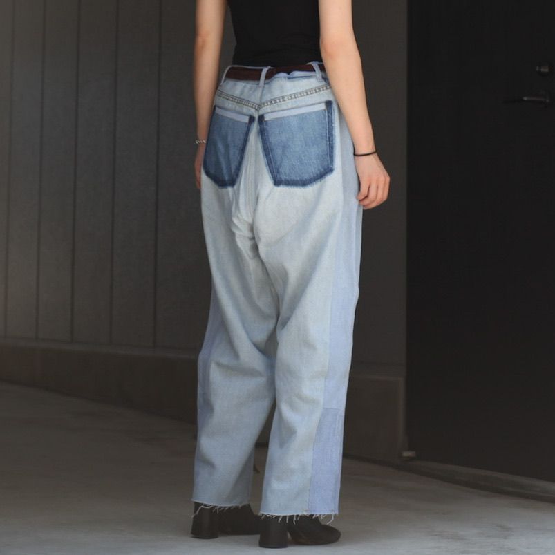 【残り一点】Reconstructed Super Baggy Slacks Denim_2(M)