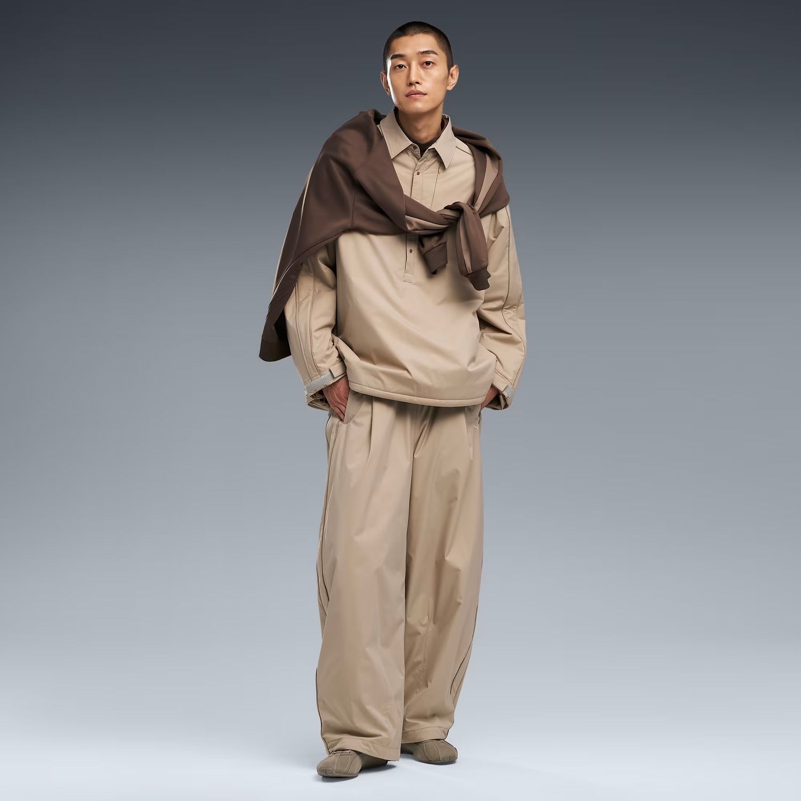 【残り一点】Matt Taffeta Thin Padded Pnts