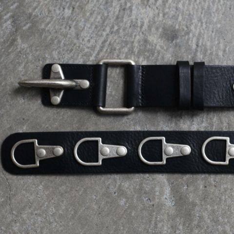 【残りわずか】Full Metal Leather Belt