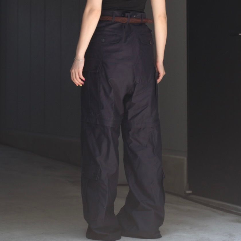 パンツ sugarhill zip cargo trousers SUGARHILL(シュガーヒル)のZIP CARGO TROUSERS KHAKIの通販