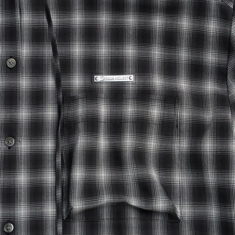 【残り一点】Hoodie Check Shirt