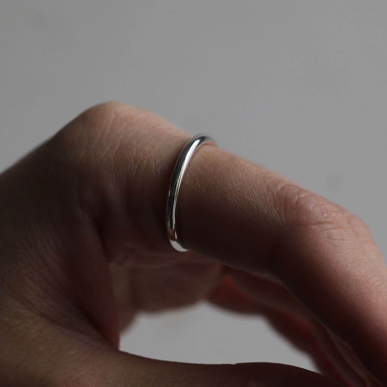 【残り一点】Oval Mirror Ring(2.5mm)