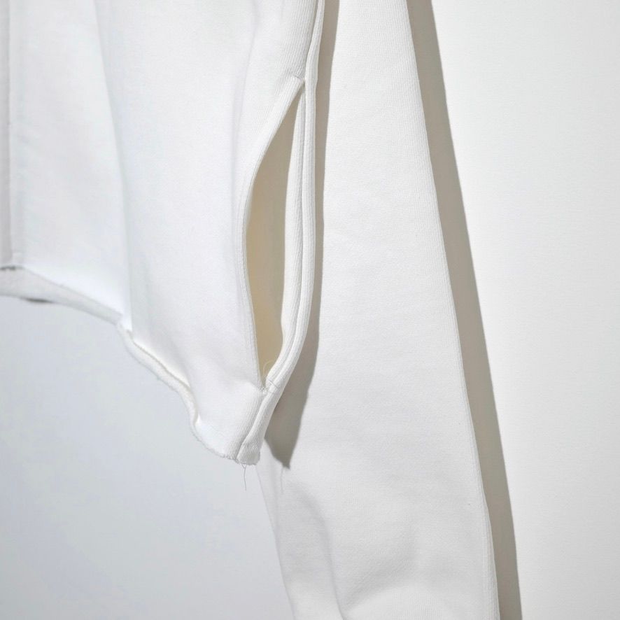 【残り一点】Cut Off Wide Zip Sweat Hoodie