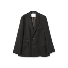 【残り一点】Double Cloth Twill Zip Pocket Tailored Jacket
