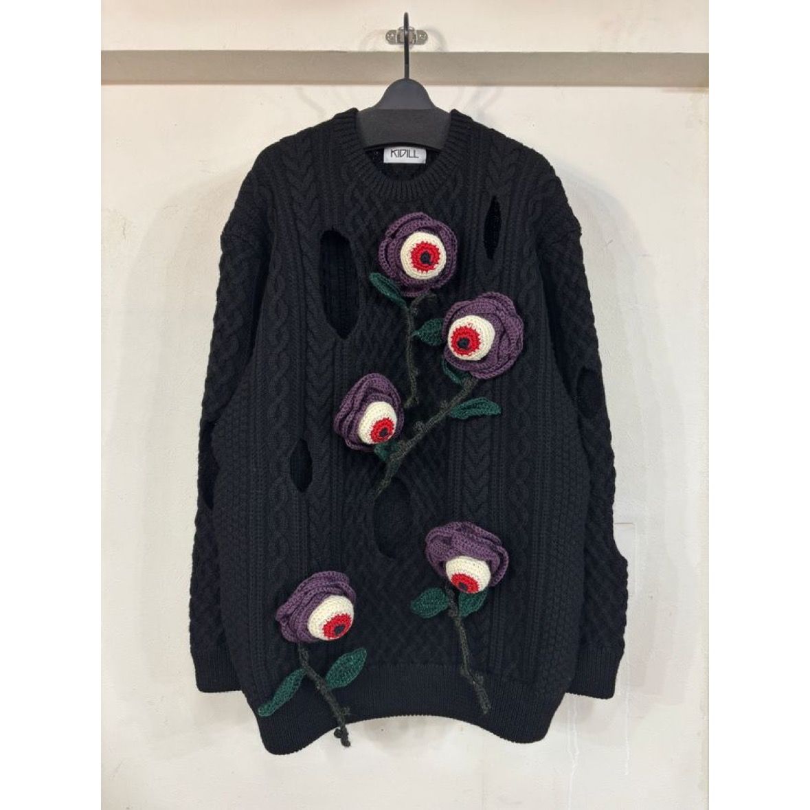 【残り一点】Eyeball Rose Pullover Knit