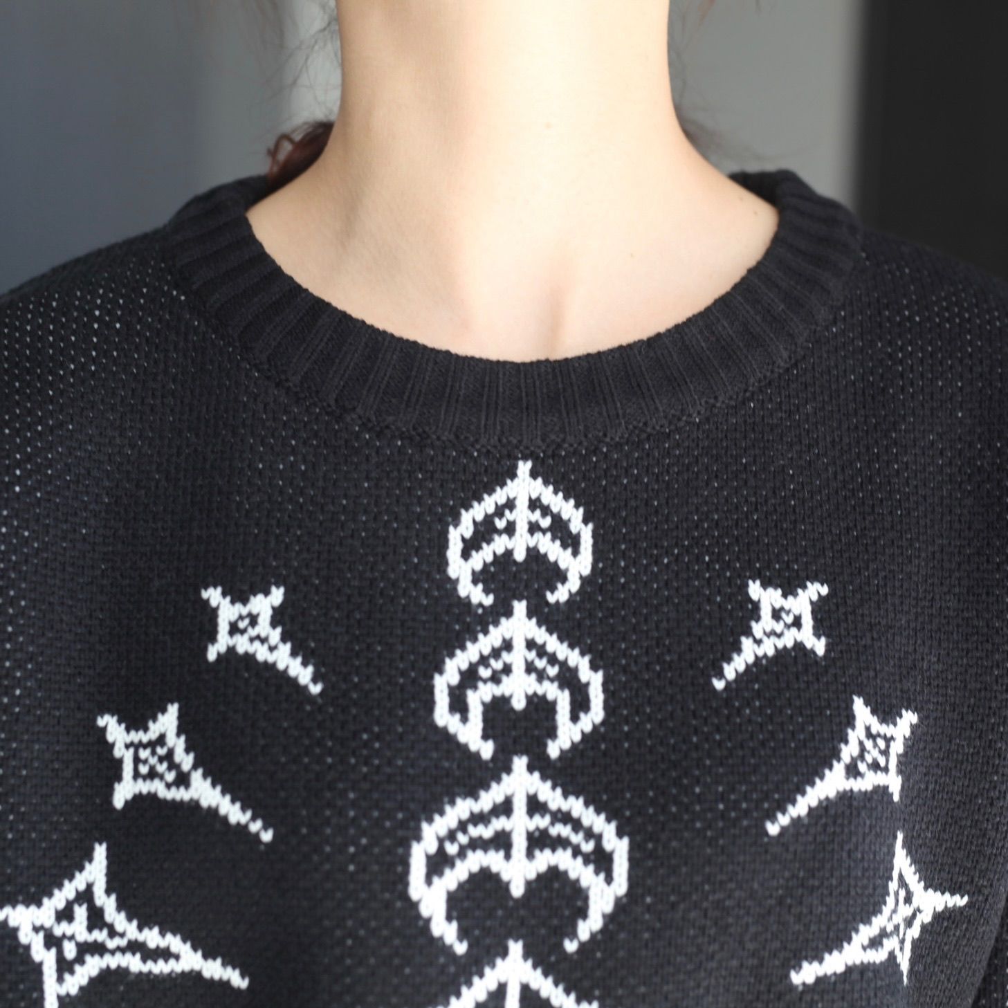 【残り一点】TC Bone Knit Sweater
