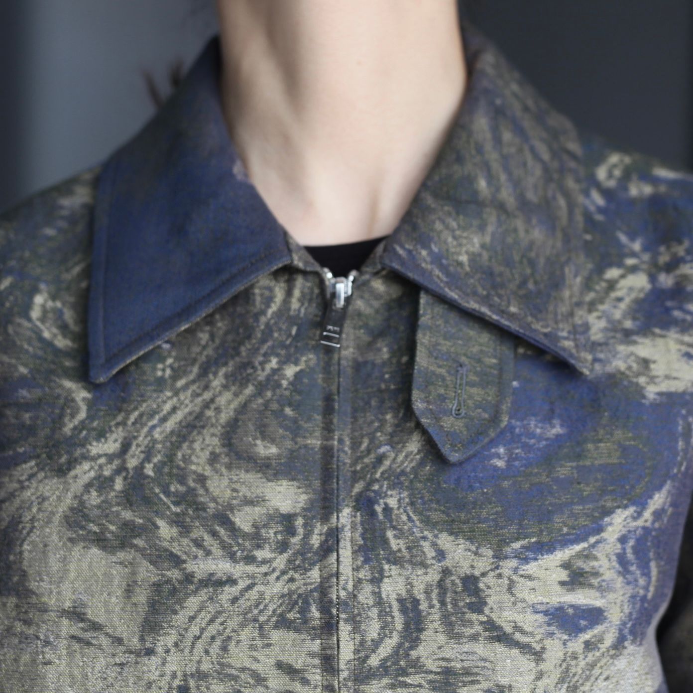 YOKE - 【残り一点】Photo Jacquard Zip Blouson | ACRMTSM