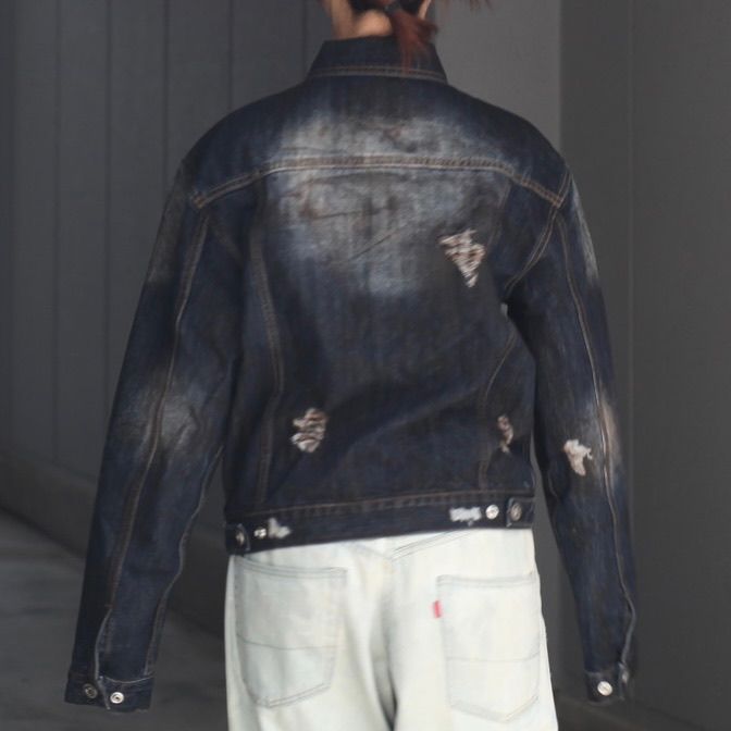 【残り一点】Burn Down Denim Jacket