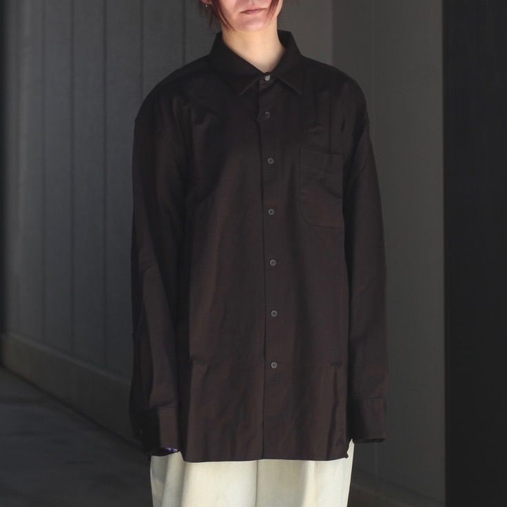 【残り一点】Regular Collar Shirt(36G SUPER HIGH GAUGE JERSEY)
