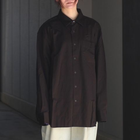 【残り一点】Regular Collar Shirt(36G SUPER HIGH GAUGE JERSEY)