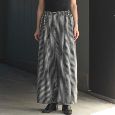 【残り一点】縮絨ウールワイドPT