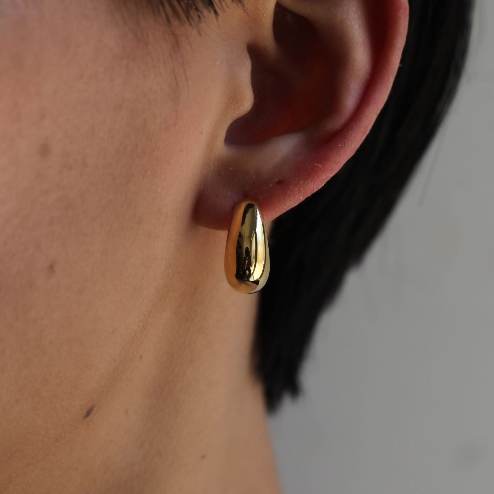 TOM WOOD Ice Hoop Small Gold アイスフープ申真衣 - ピアス