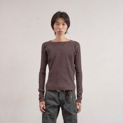 【残りわずか】Panelled Ribbed Long Sleeve T-shirt